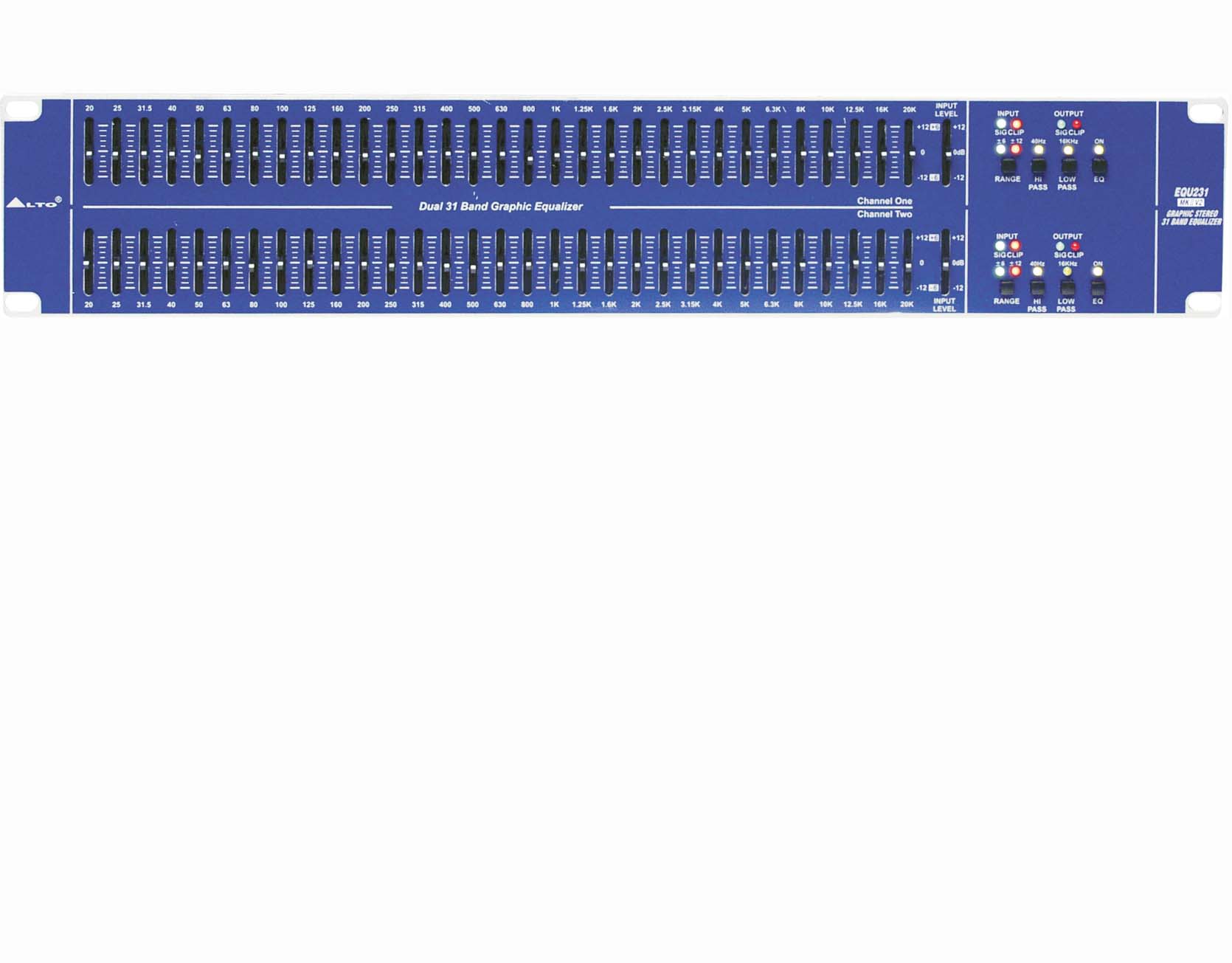 ALTO    EQU231MKII/EQU231VU MKII双31段均衡器